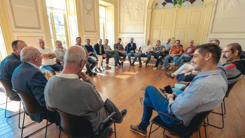 Contacto com trabalhadores do piquete de greve